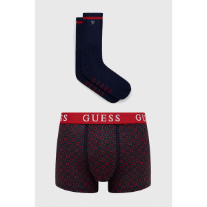 Set boxerek a ponožek U1BG01K6YW1 - P70V - Červenomodrá - Guess červeno-modrá