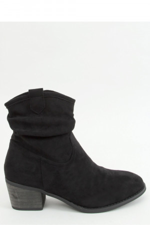 Dámské kotníkové boty na podpatku Z1165 - Inello černá