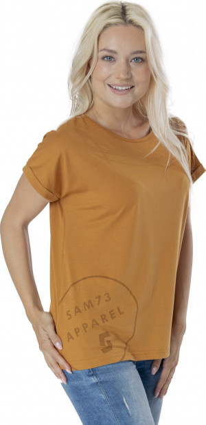 SAM 73 Dámské triko s krátkým rukávem LEAH Žlutá