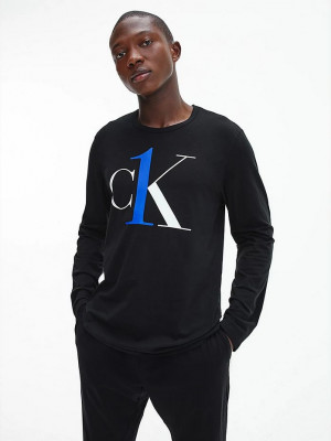 Pánské tričko NM2017E - WK8 - černá - Calvin Klein černá