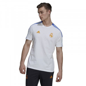 Pánské tričko Real Madrid Training GU9711 - Adidas bílá/modrá