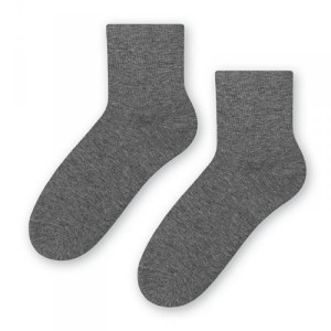 Steven 037 melanž tmavě šedé Dámské ponožky 38/40 Melanžová