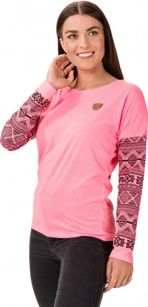 SAM 73 Dámské triko s dlouhým rukávem BEATRICE Růžová