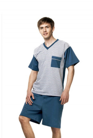 Pánské pyžamo Kuba Gentelmen 2071 kr/r směs barev XL-188/114/98-102