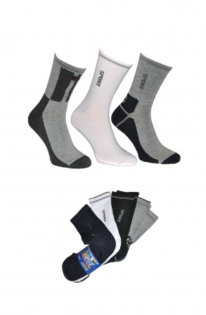 Pánské ponožky E&E Active Sport 0291 A'5 39-46 směs barev 39-42