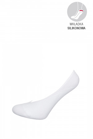 Hladké dámské ponožky baleríny Milena 0491 šedá uniwersalny