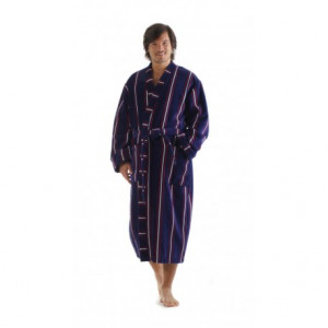 OXFORD proužek - pánské bavlněné kimono 1212 - Vestis M dlouhý župan kimono