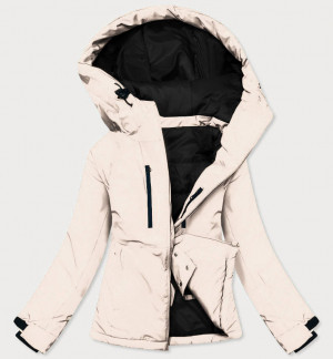 Dámská zimní lyžařská bunda v barvě ecru (HH012-34) ecru L (40)