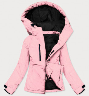 Světle růžová dámská zimní lyžařská bunda (HH012-25) Růžová XL (42)