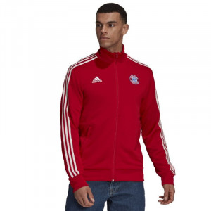 Pánská mikina FC Bayern 3-Stripes GR0684 - Adidas červená a bílá
