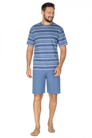 Pánské pyžamo 603  Modrá