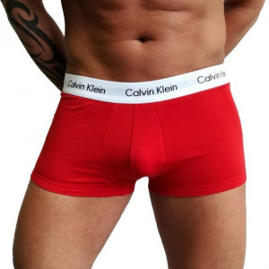 Pánské boxerky NB2518A-XKW - Calvin Klein červená