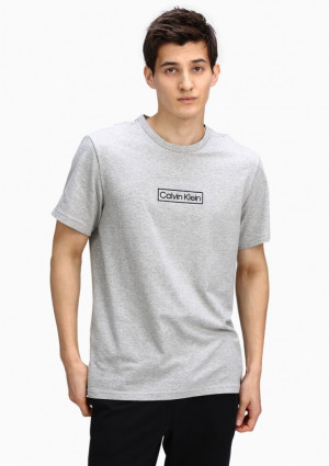 Pánské tričko Calvin Klein NM2264 L Šedá