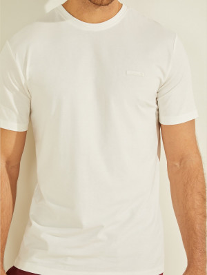 Pánské tričko U1YA15JR06K - SCFY krémová - Guess M krém