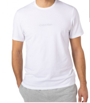 Pánské triko - NM2170E - 100 - bílá - Calvin Klein M bílá