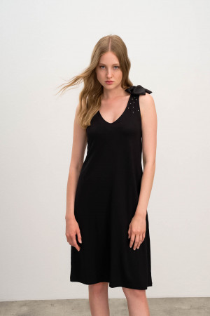 Vamp - Elegantní dámské šaty 16519 - Vamp černá s