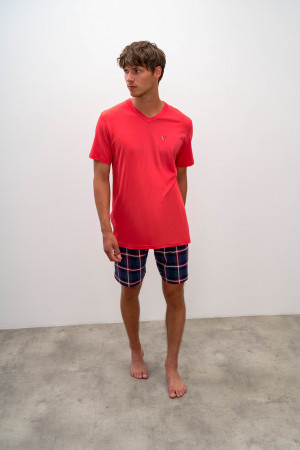 Vamp - Pohodlné dvoudílné pánské pyžamo 16602 - Vamp m