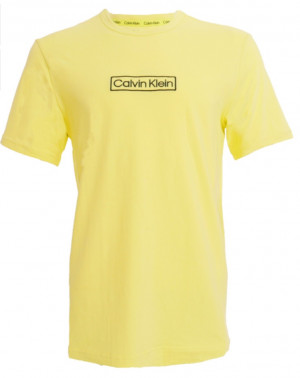 Pánské triko s krátkým rukávem NM2268E ZJB žlutá - Calvin Klein M žlutá