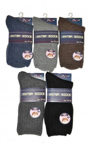 Pánské ponožky RiSocks Angora Winter art.5692341 Hnědá 39-42