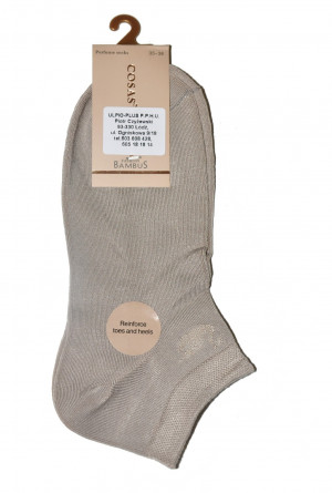 Dámské ponožky Cosas LM18-18 Labuť, aroma, bambus  béžová 35-38