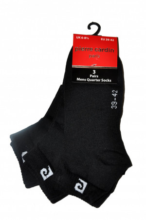 Pánské ponožky Pierre Cardin PC QS-01 A'3 černá 43-46