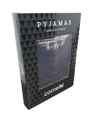 Pánské pyžamo Cornette Varius 338/28 kr/r M-2XL grafit