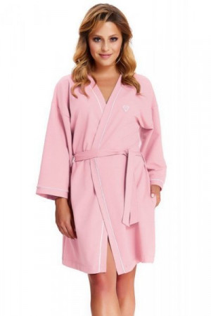 Dn-nightwear SMW.9542 Dámský župan S sweet pink