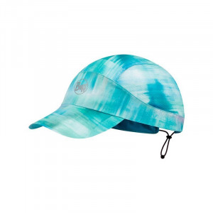 Kšiltovka BUFF® Pack Run Cap Patterned Marbled Turquoise S/M Adult OS