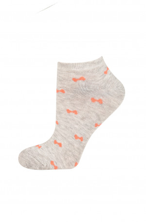 Dámské ponožky Soxo 67561 Barevné vzory bílá 35-40