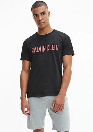 Pánské tričko Calvin Klein NM1959 L Černá