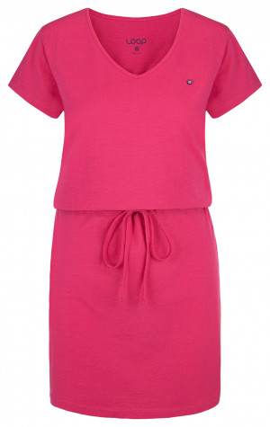 BLANKA dámské sportovní šaty růžová - Loap