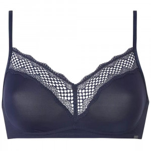 Podprsenka QF6656E-VN7 - Bralette - Calvin Klein M tm.Modrá