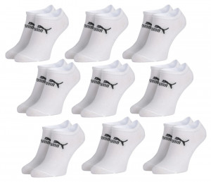 Puma 9Pack Ponožky Basic Sneaker White