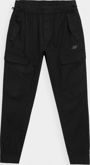 Pánské kalhoty 4F H4L22-SPMC010 černé Černá