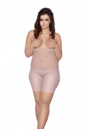 Mitex Glam Form Plus Zeštíhlující dámské kalhoty 5XL růžová