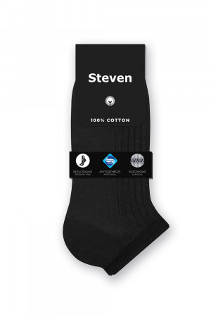 Pánské ponožky Steven 042-001 černá 44-46