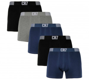 5PACK pánské boxerky CR7 vícebarevné (8106-49-2405)