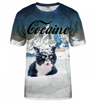 Dámské tričko Cocaine Cat T-Shirt Tsh 7 - Bittersweet Paris XXL modrá
