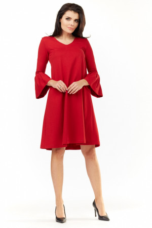 Dámské šaty A207 - Awama S/M červená