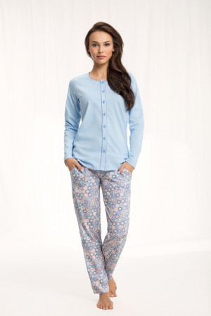 Dámské pyžamo 599 4XL modrá 4XL
