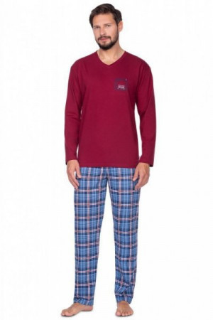 Regina 433 Pánské pyžamo plus size 3XL béžová