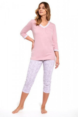 Cornette Clara 733/313 plus Dámské pyžamo 3XL růžová