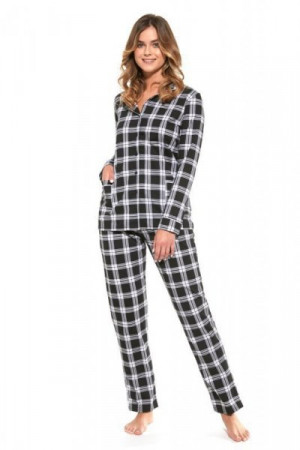 Cornette Tiffany 482/321 Dámské pyžamo S černá