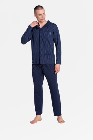 Pyžamo Zander 38363-59X Námořnická modrá - Henderson