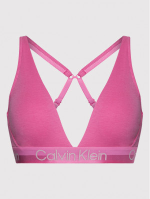 Dámská sportovní podprsenka QF6683E - TO3 - Hollywood růžová - Calvin Klein M růžová