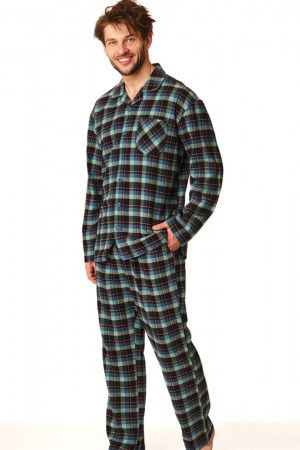 Pánské pyžamo MNS 431 B22 3XL-4XL SMĚS BAREV 3XL