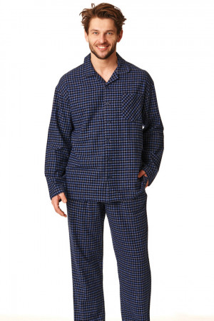 Pánské pyžamo MNS 429 B22 3XL-4XL tmavě modrá 3XL
