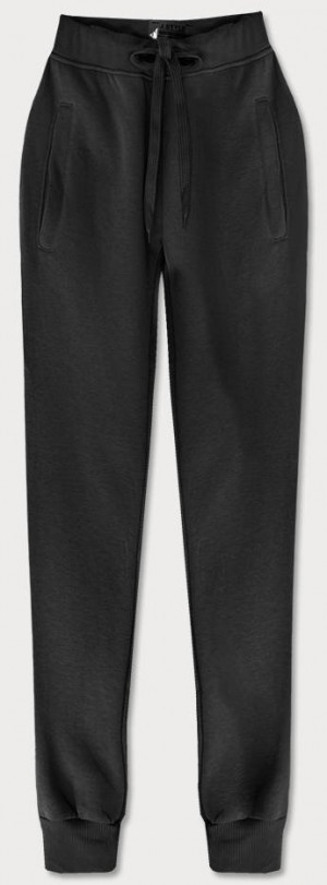 Černé teplákové kalhoty (CK01) Černá S (36)
