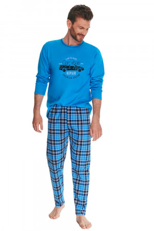 Pánské pyžamo 2656 Mario - TARO světle modrá