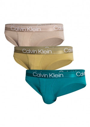 Pánské slipy Calvin Klein NB2969 6XZ 3PACK M Mix